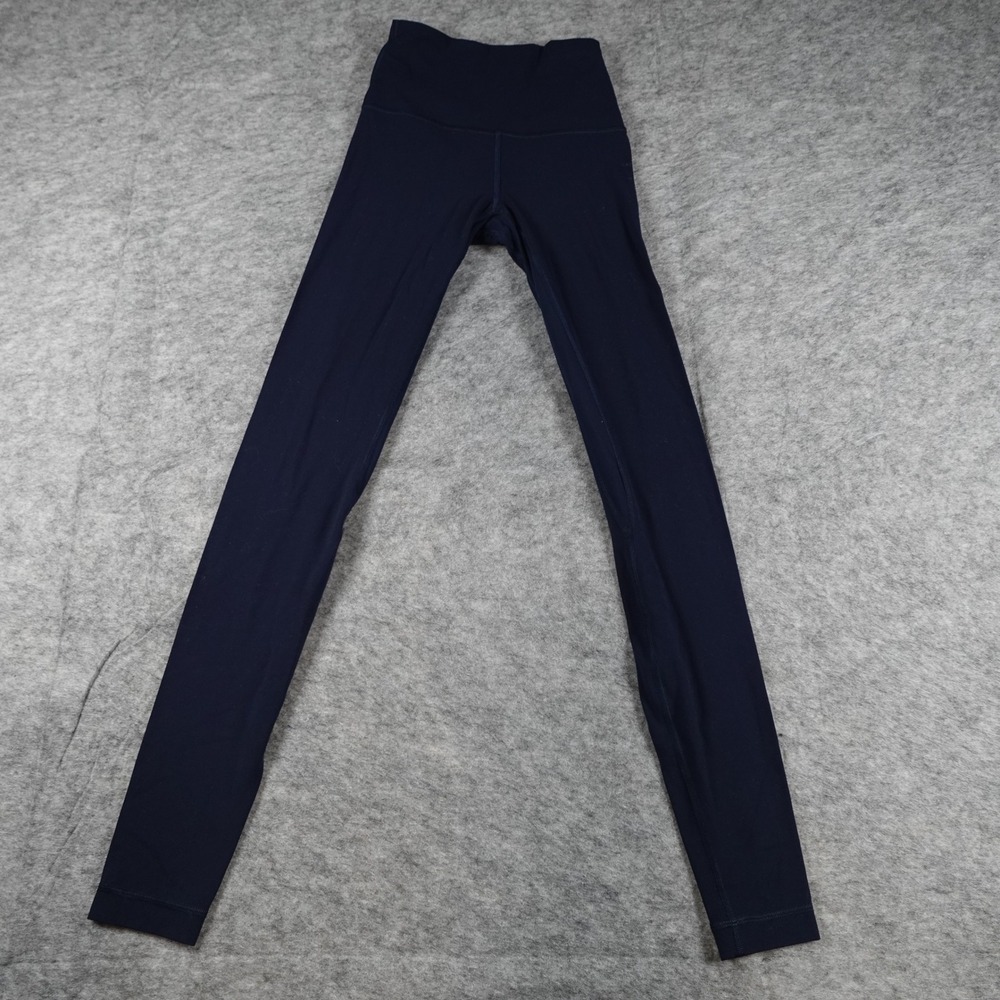 Lululemon Leggings Women 2 Blue Align 28" Workout Run Yoga Gym Athletic